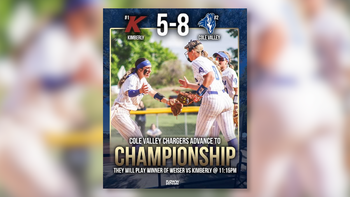 COLE VALLEY EDGES TOP-SEEDED KIMBERLY 8-5 TO ADVANCE TO CHAMPIONSHIP GAME - Idaho high school sports - FLOWW Network
