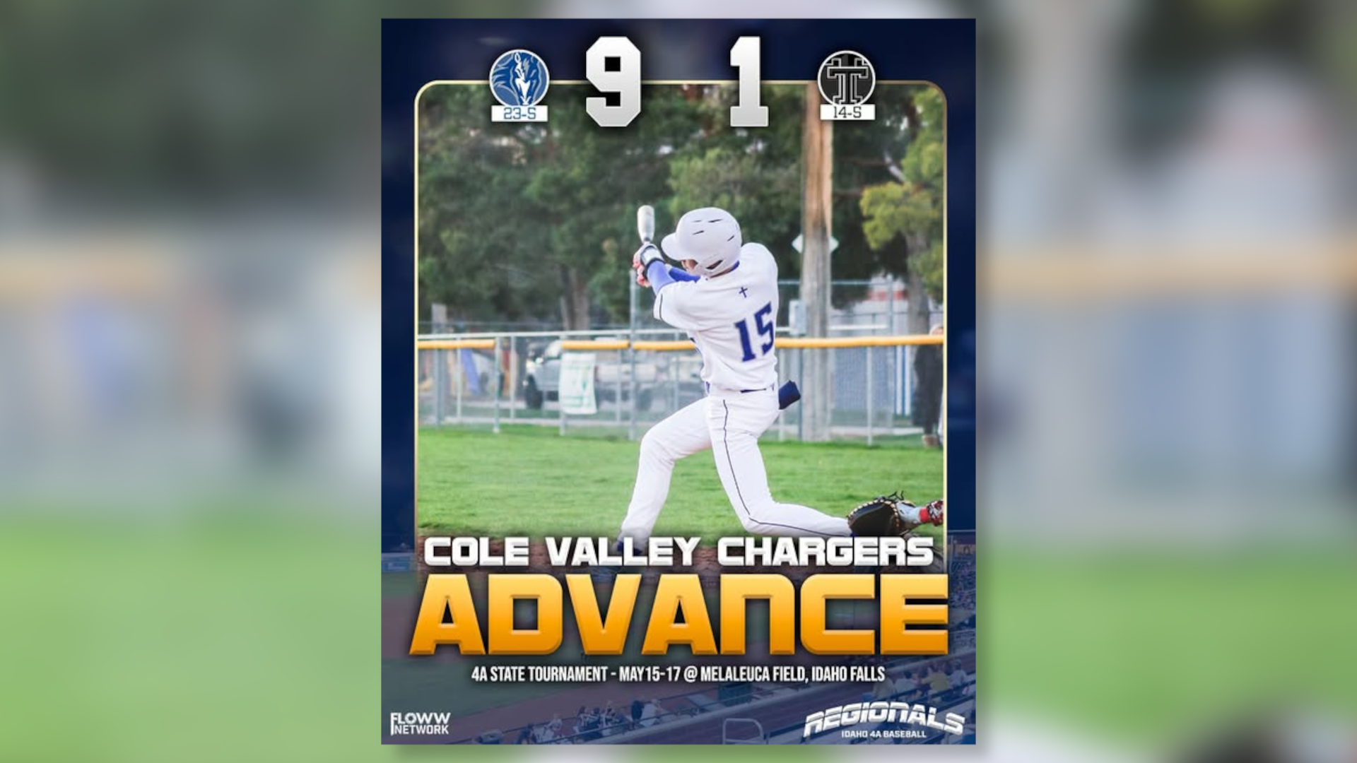 CHARGERS CHARGE TO STATE: COLE VALLEY DOMINATES TIMBERLAKE 9-1 TO SECURE TOURNAMENT BERTH - Idaho high school sports - FLOWW 